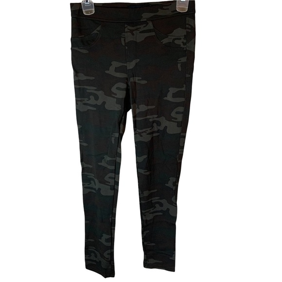 Anthropologie Sanctuary Green Camouflage Leggings Size Small - Picture 2 of 6